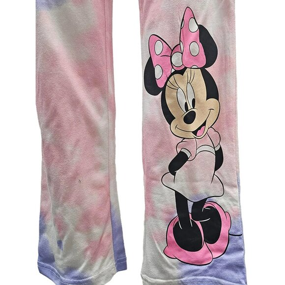 Disney Girl's Minnie Mouse Youth Pant, Size L (10-12), Mid-Rise, Graphic Print - Picture 2 of 4